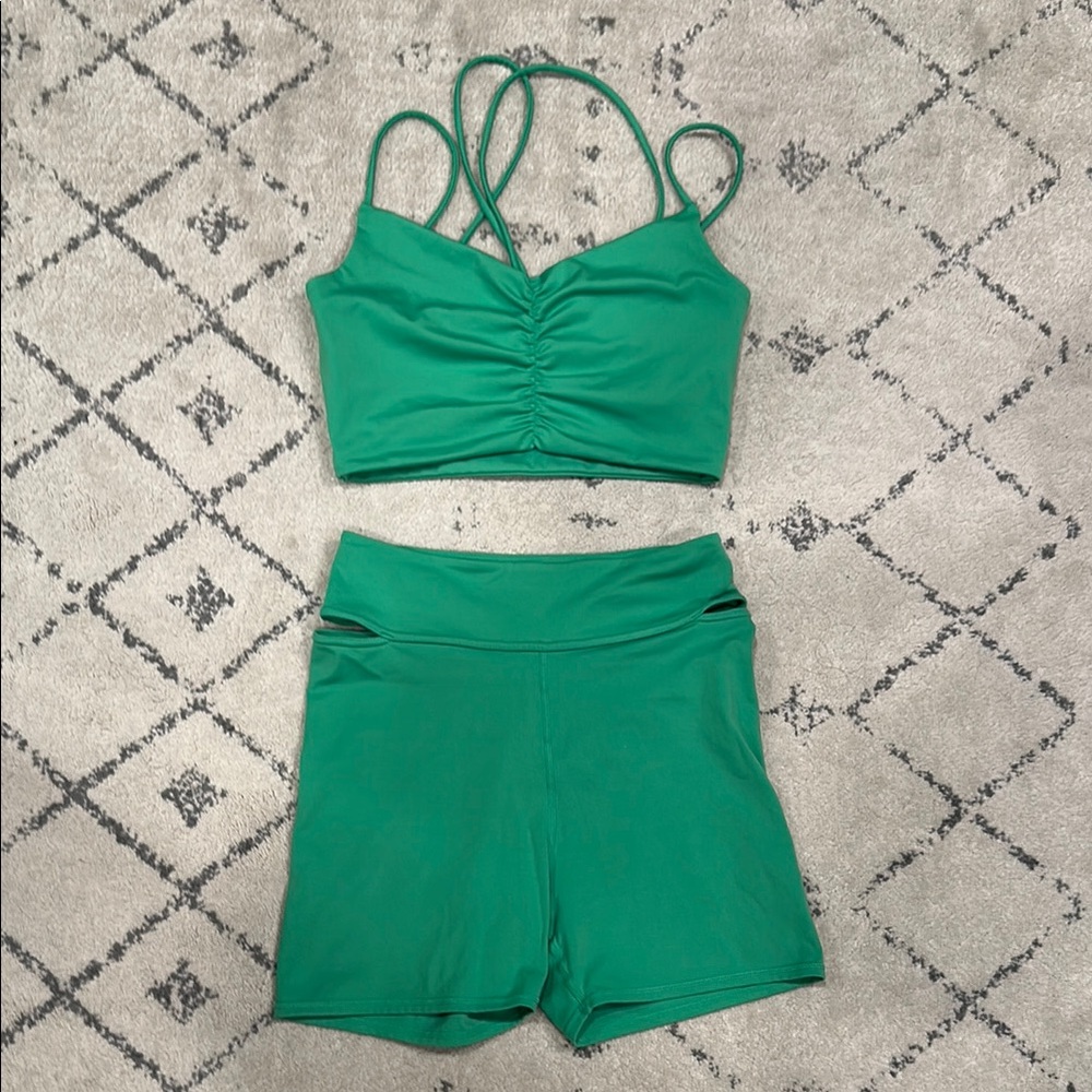 Camila Coelho Sport green workout set